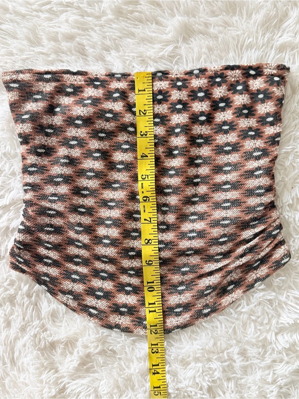 New with Tags Free People Patterned Tube Top Size XS